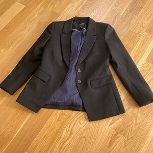 J. Crew Black Madelyn Blazer in Four Season Stretch. Size 4, Worn Once.